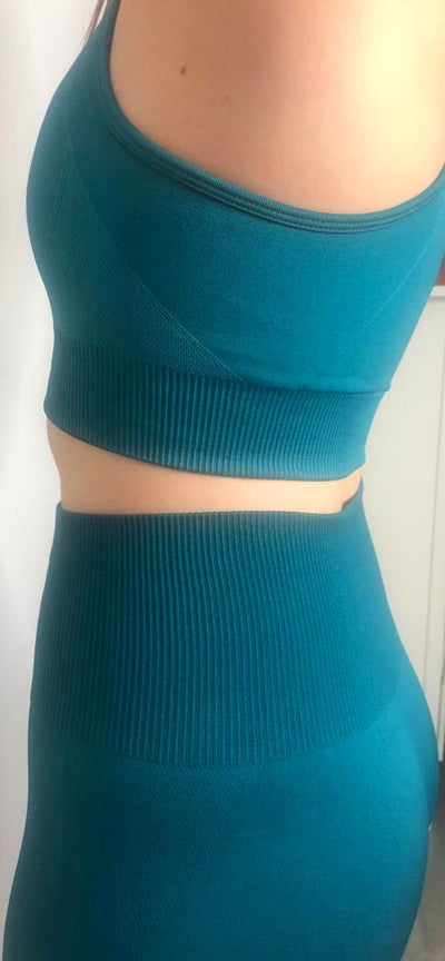 Aura-Sculpt Seamless – Teal Set